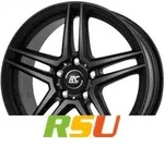 RC-Design RCD17 satin-black lackiert 8x18 ET40 - LK5/112 ML66.6 Alufelge schwarz