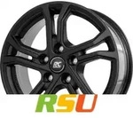 RC-Design TDG2 satin-black matt-lackiert 7.5x17 ET40 - LK5/114.3 ML60.1 Alufelge