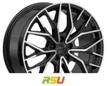 2DRV WH37 schwarz hochglanzpoliert 8x18 ET30 - LK5/112 ML66.6 Alufelge schwarz