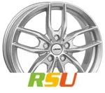 Autec Typ BV - Bavaris brillantsilber lackiert 6.5x16 ET54 - LK5/112 ML66.6 Alufelge