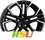 Borbet XV black polished matt 8.5x19 ET35 - LK5/114.3 ML72.5 Alufelge schwarz