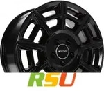 GMP Pervan black glossy 8x18 ET50 - LK5/112 ML66.6 Alufelge schwarz