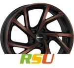 Mak Kassel black & bronze 8x18 ET45 - LK5/108 ML72 Alufelge bronze