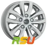Mak Load 5 silver 6.5x15 ET55 - LK5/118 ML71.1 Alufelge silber