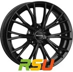 Mak Mark gloss black 8x18 ET30 - LK5/120 ML72.6 Alufelge schwarz