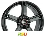 MAM W4 black painted 6.5x16 ET35 - LK4/100 ML63.4 Alufelge schwarz