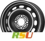 MWD 14182 5.5x14 ET37 - LK4/108 ML63.3 Stahlfelge schwarz