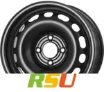 MWD 15213 6.5x15 ET27 - LK4/108 ML65.1 Stahlfelge schwarz