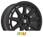 Sparco Gravel matt black 8x17 ET45 - LK5/120 ML65.06 Alufelge schwarz