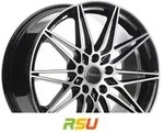 Avus Racing AC-MB5 black polished 8.5x19 ET30 - LK5/112 ML66.7 Alufelge schwarz