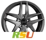 Borbet Z dark grey matt 7.5x17 ET43 - LK5/112 ML66.6 Alufelge grau