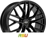 Carmani 20 Ludwig black 9x20 ET45 - LK5/120 ML65.1 Alufelge schwarz