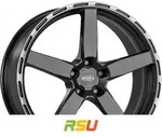Dotz MarinaBay gunmetal/polished lip 9.5x19 ET35 - LK5/112 ML70.1 Alufelge grau