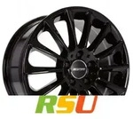 GMP Stellar glossy black 9x22 ET37 - LK5/112 ML66.6 Alufelge schwarz