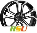 itWheels Ella gloss black polished 8x18 ET45 - LK5/108 ML73.1 Alufelge schwarz