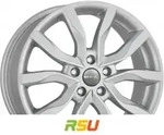 Mak K&ouml;ln silver 8x18 ET48 - LK5/112 ML57.1 Alufelge silber