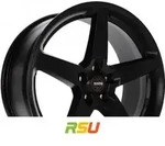 Momo Five black matt 7x16 ET42 - LK5/112 ML72.3 Alufelge schwarz