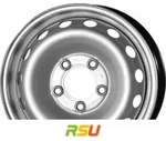 MWD 16147 6.5x16 ET66 - LK5/130 ML89.1 Stahlfelge silber
