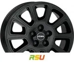 Rial Transporter 2 diamant-schwarz 6x16 ET68 - LK5/130 ML78.1 Alufelge schwarz