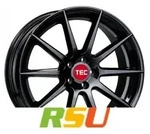 TEC Speedwheels GT7 black-glossy 10x20 ET35 - LK5/114.3 ML72.5 Alufelge schwarz