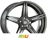 ArtForm AF-301 black painted 9.5x20 ET35 - LK5/120 ML72.6 Alufelge schwarz