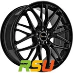 Avus Racing AF19 black 7.5x17 ET40 - LK5/110 ML65.1 Alufelge schwarz