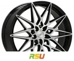 Axxion AX9 schwarz hochglanzpoliert 9x20 ET48 - LK5/108 ML63.4 Alufelge schwarz