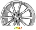Brock B32 kristallsilber lackiert 9.5x20 ET22 - LK5/112 ML66.6 Alufelge silber