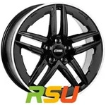 CMS C29-Aero diamond rim black 8.5x19 ET45 - LK5/108 ML63.5 Alufelge schwarz