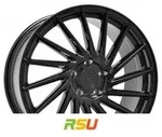 Keskin KT17 Hurricane black painted 8x18 ET30 - LK5/112 ML72.6 Alufelge schwarz