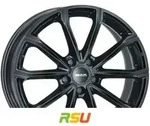 Mak DaVinci gloss black 6x16 ET43 - LK4/100 ML57.1 Alufelge schwarz