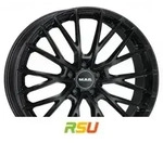 Mak Speciale-D gloss black 9.5x20 ET41 - LK5/112 ML66.6 Alufelge schwarz