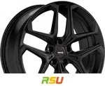 Momo RF04 sandblast black 9x20 ET48 - LK5/130 ML71.5 Alufelge schwarz