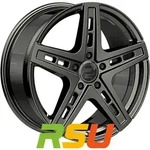 2DRV WH38 dark gunmetal lackiert 9x20 ET35 - LK5/112 ML66.6 Alufelge grau