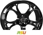 Avus Racing AC-520 black 8x18 ET33 - LK5/110 ML65.1 Alufelge schwarz