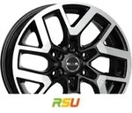 Mak Gravel black mirror 6.5x16 ET46 - LK6/139.7 ML92.3 Alufelge schwarz