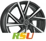 MSW MSW 80/5 gloss black full polished 7x16 ET43 - LK5/112 ML57.06 Alufelge schwarz