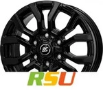 RC-Design RC35 schwarz lackiert 6.5x16 ET50 - LK6/120 ML74.6 Alufelge schwarz