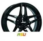 ATS Mizar diamant-schwarz 7x17 ET44.5 - LK5/112 ML66.5 Alufelge schwarz