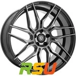 ArtForm AF-802 gunmetal polished 8.5x19 ET30 - LK5/112 ML66.5 Alufelge grau
