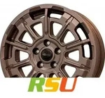 Brock B45 bronze-copper matt-lackiert 8x20 ET55.1 - LK6/139.7 ML93.1 Alufelge kupfer