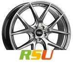 TEC Speedwheels GT6 EVO hyper-black 8x19 ET33 - LK5/110 ML65.1 Alufelge schwarz
