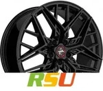 Keskin KT25 Pearl black painted 8.5x20 ET35 - LK5/114.3 ML72.6 Alufelge schwarz