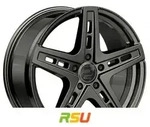 2DRV WH38 dark gunmetal lackiert 9x20 ET42 - LK5/112 ML66.6 Alufelge grau