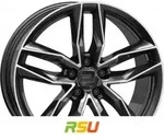 2DRV WH40 dark gunmetal hochglanzpoliert 8x18 ET40 - LK5/112 ML57.1 Alufelge...
