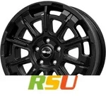 Brock B45 satin-black matt-lackiert 7.5x18 ET55 - LK6/139.7 ML93.1 Alufelge schwarz