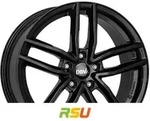 DBV Andorra TR black 7x17 ET40 - LK5/114.3 ML71.6 Alufelge schwarz