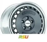 Ronal RR10 retro silver 7x15 ET30 - LK5/100 ML68 Alufelge grau