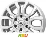 RC-Design RC35 kristallsilber 6.5x17 ET50 - LK6/120 ML74.6 Alufelge silber
