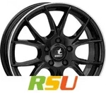 itWheels Kira gloss black polished lip 8x18 ET48 - LK5/112 ML57.1 Alufelge...